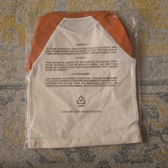 Gymboree pumpkin pie color fox long-sleeved shirt - Picture 3 of 3